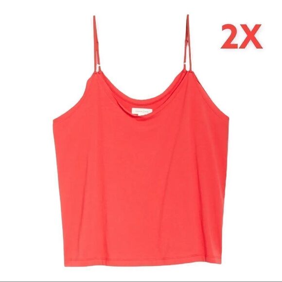 šTreasureā&āBondĀ OrganicāCottonāCamisoleāredā2XĀ  - Picture 2 of 10